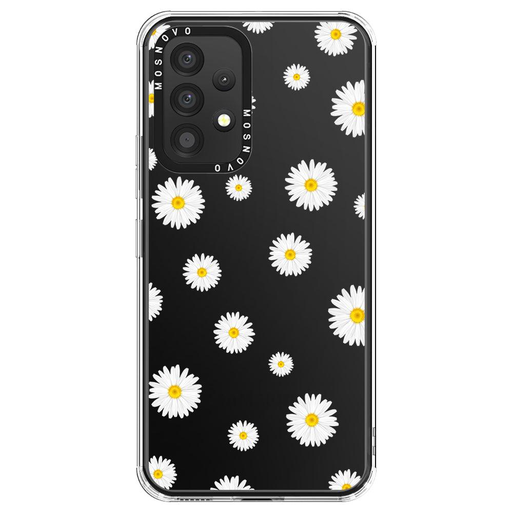 Daisy Floral Flower Phone Case - Samsung Galaxy A53 Case - MOSNOVO