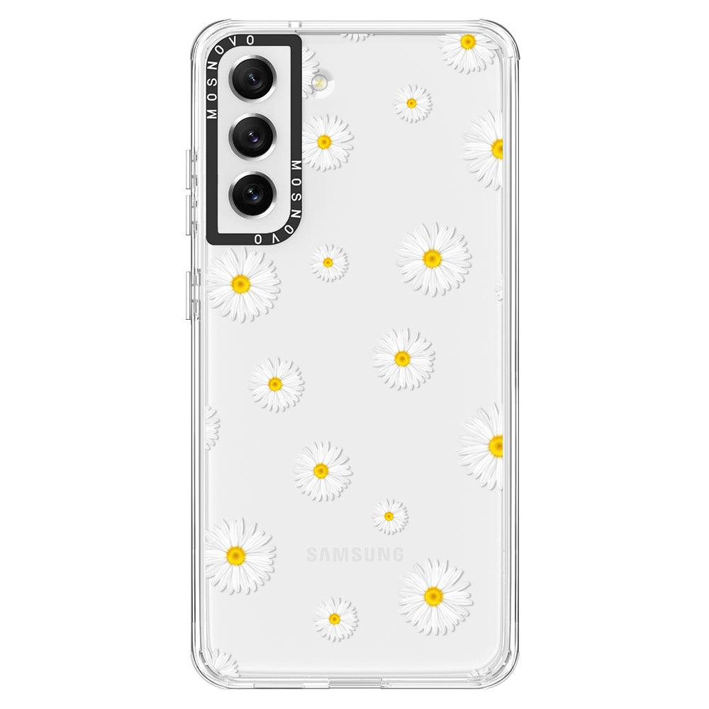Daisy Floral Flower Phone Case - Samsung Galaxy S21 FE Case - MOSNOVO