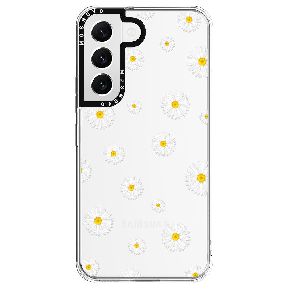 Daisy Floral Flower Phone Case - Samsung Galaxy S22 Plus Case - MOSNOVO