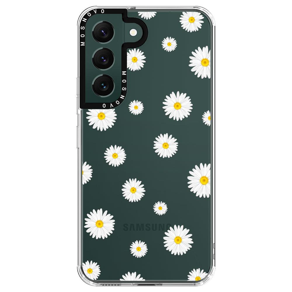 Daisy Floral Flower Phone Case - Samsung Galaxy S22 Plus Case - MOSNOVO