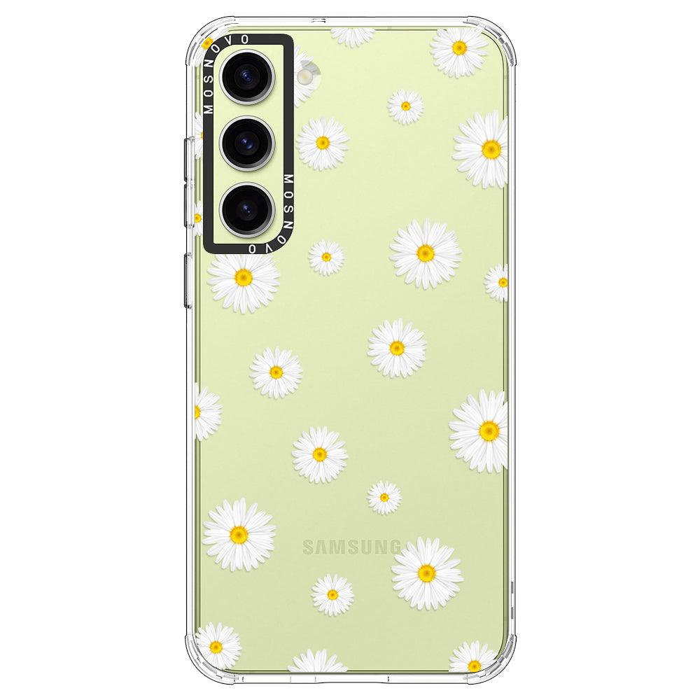 Daisy Floral Flower Phone Case - Samsung Galaxy S23 Plus Case - MOSNOVO