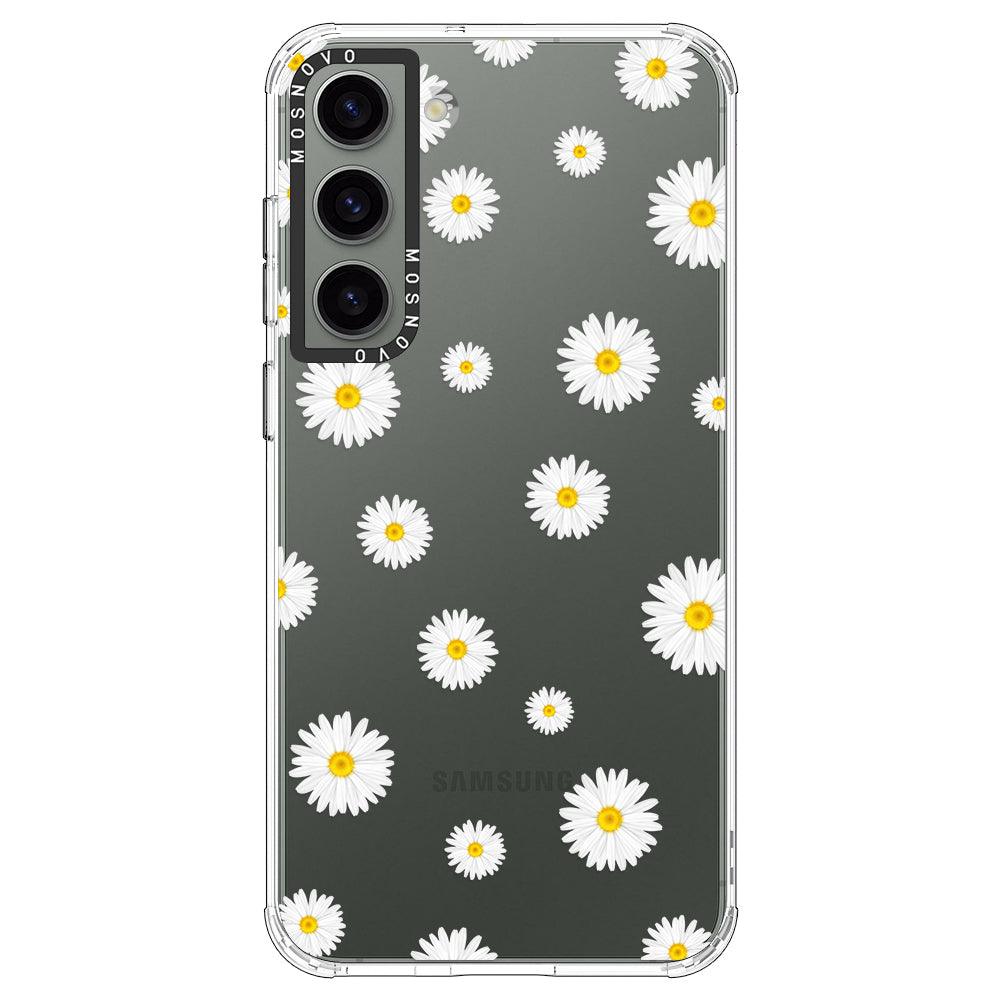 Daisy Floral Flower Phone Case - Samsung Galaxy S23 Plus Case - MOSNOVO