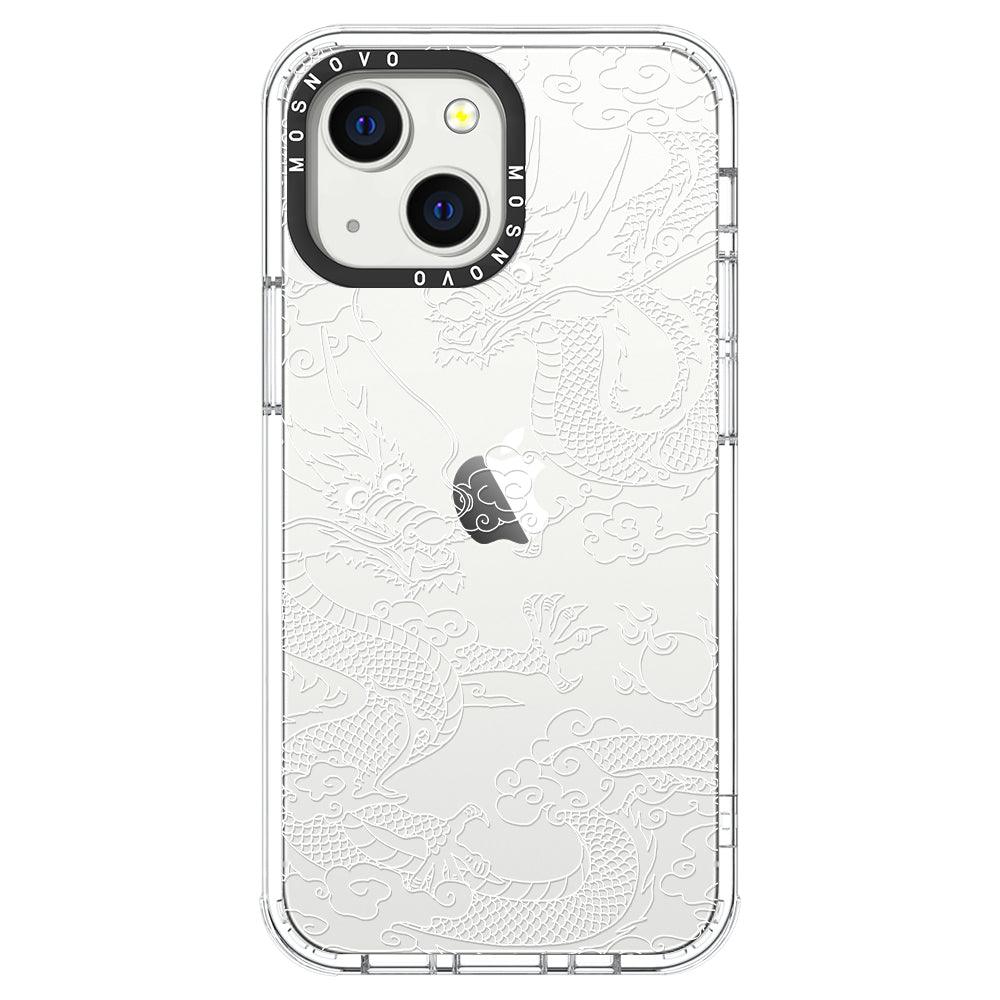 White Dragon Phone Case - iPhone 13 Case - MOSNOVO