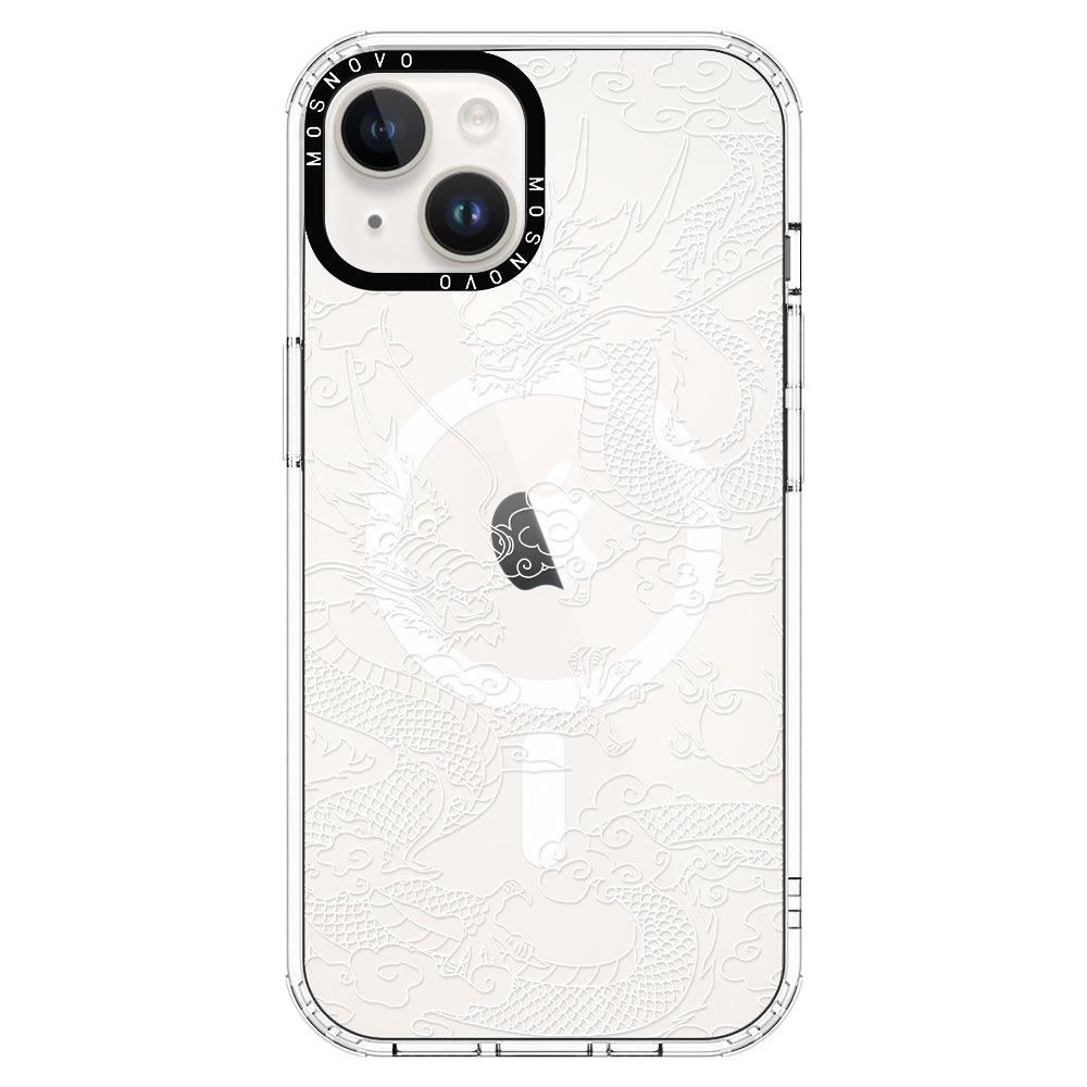White Dragon Phone Case - iPhone 14 Case - MOSNOVO