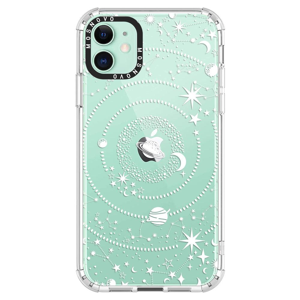 White Galaxy Phone Case - iPhone 11 Case - MOSNOVO