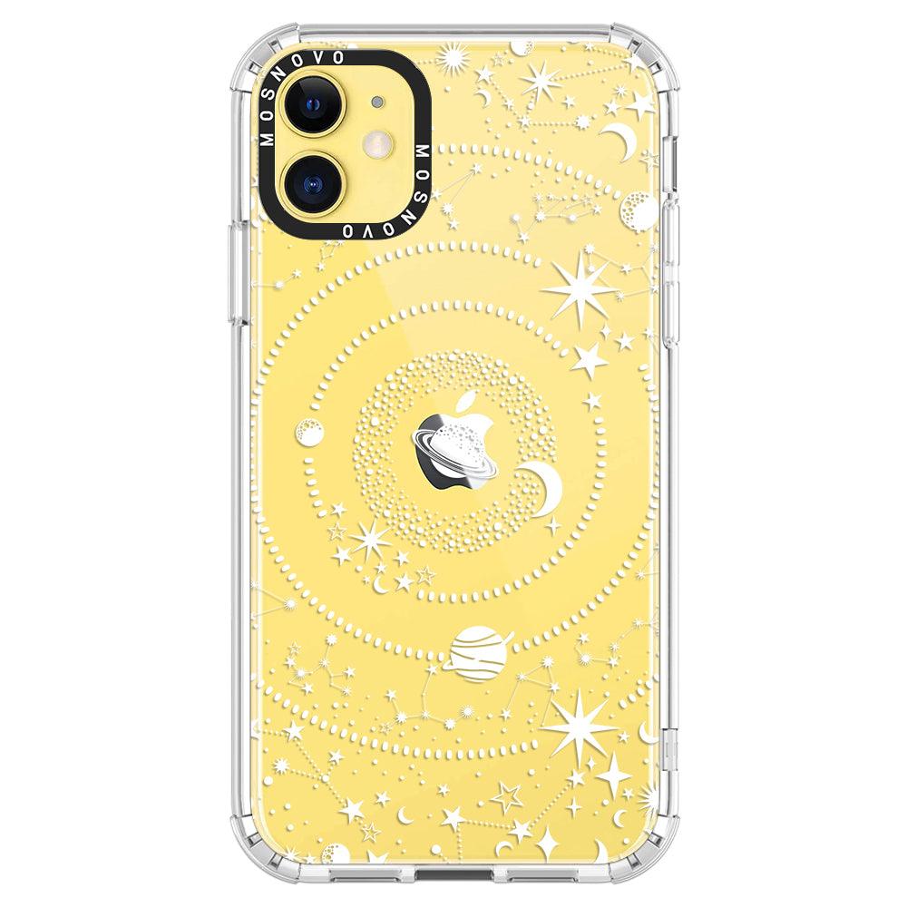 White Galaxy Phone Case - iPhone 11 Case - MOSNOVO