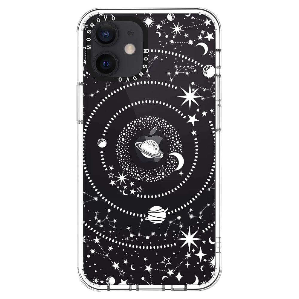 White Galaxy Phone Case - iPhone 12 Case - MOSNOVO