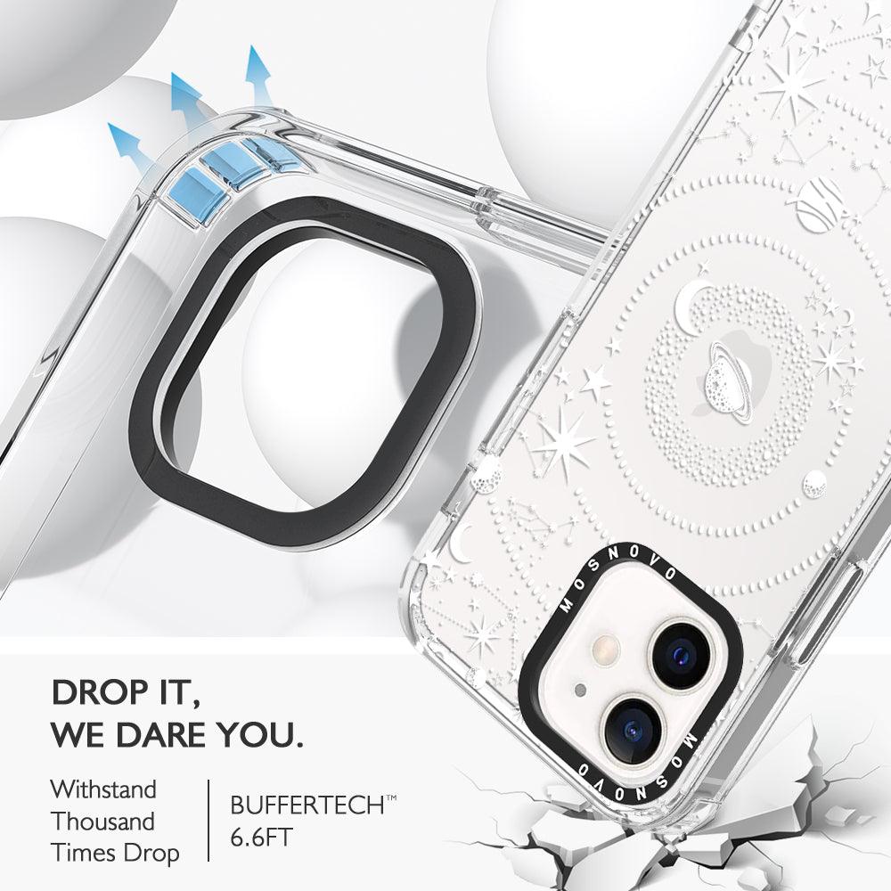 White Galaxy Phone Case - iPhone 12 Mini Case - MOSNOVO