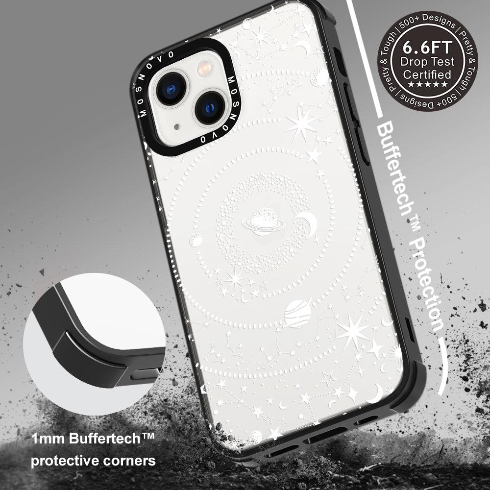 White Galaxy Phone Case - iPhone 13 Case - MOSNOVO