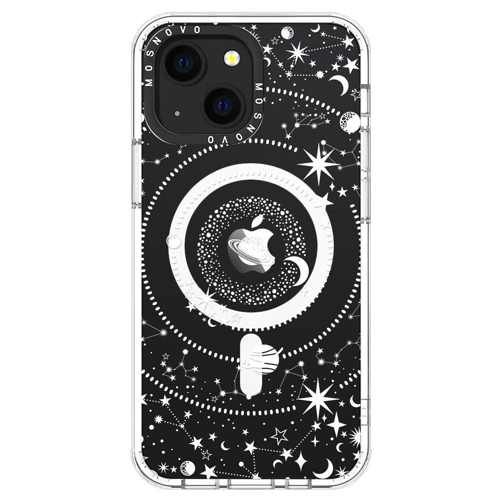 White Galaxy Phone Case - iPhone 13 Case - MOSNOVO