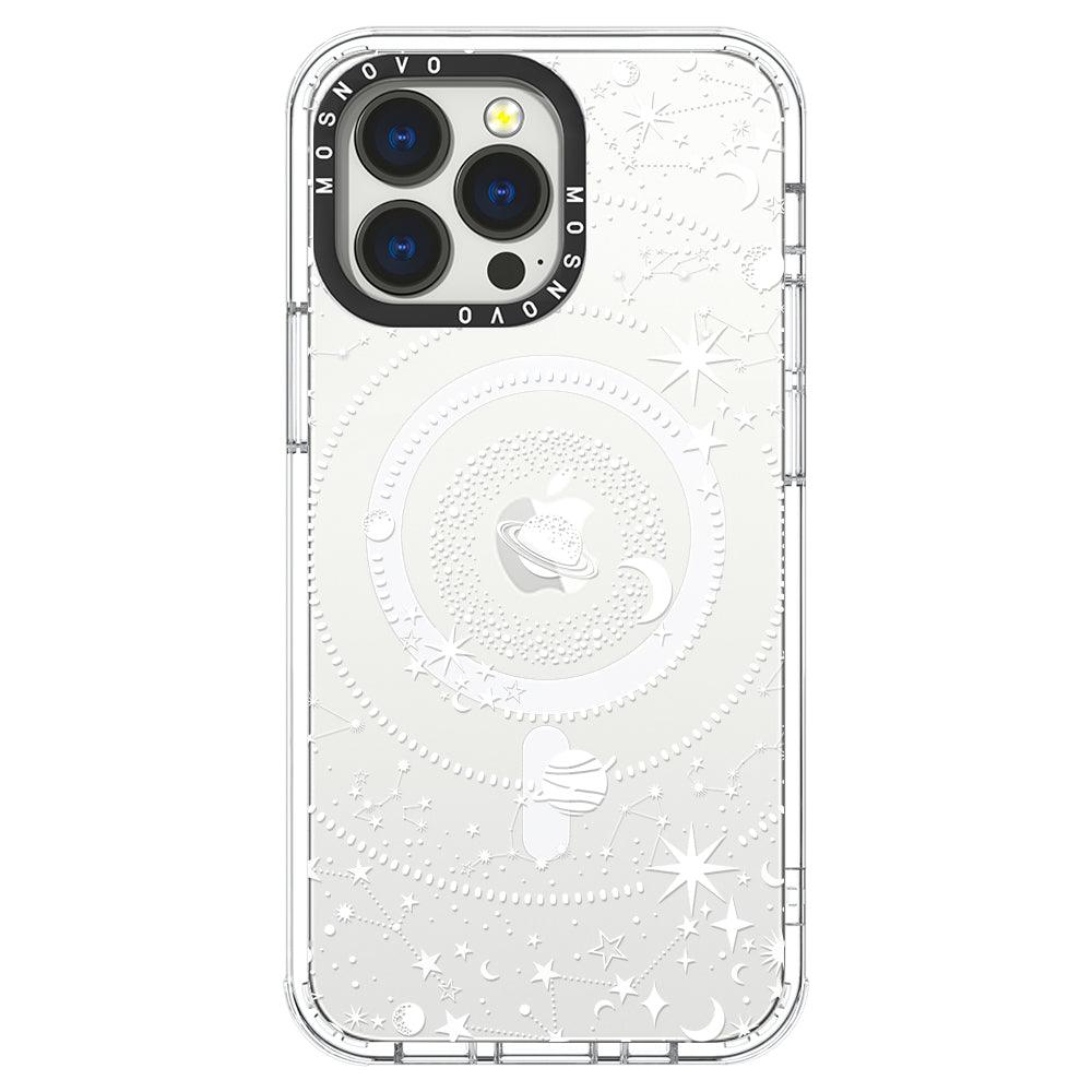 White Galaxy Phone Case - iPhone 13 Pro Case - MOSNOVO