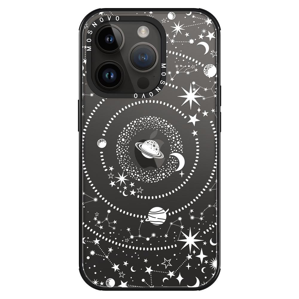 White Galaxy Phone Case - iPhone 14 Pro Case - MOSNOVO