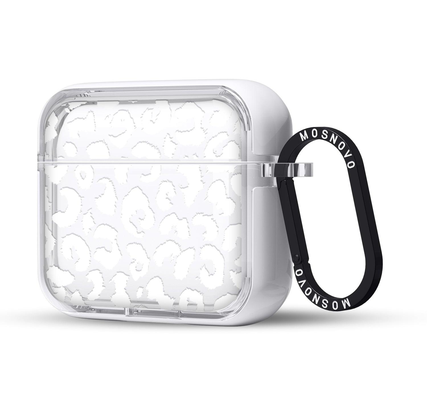 White Leopard AirPods 3 Case (3rd Generation) - MOSNOVO