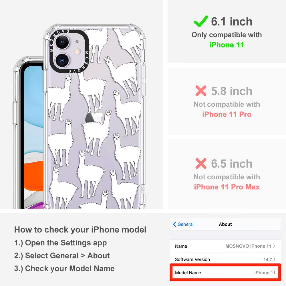 Llama Phone Case - iPhone 11 Case - MOSNOVO