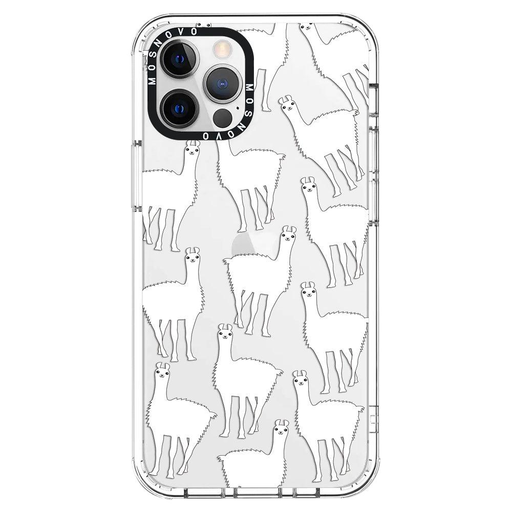 Llama Phone Case - iPhone 12 Pro Max Case - MOSNOVO