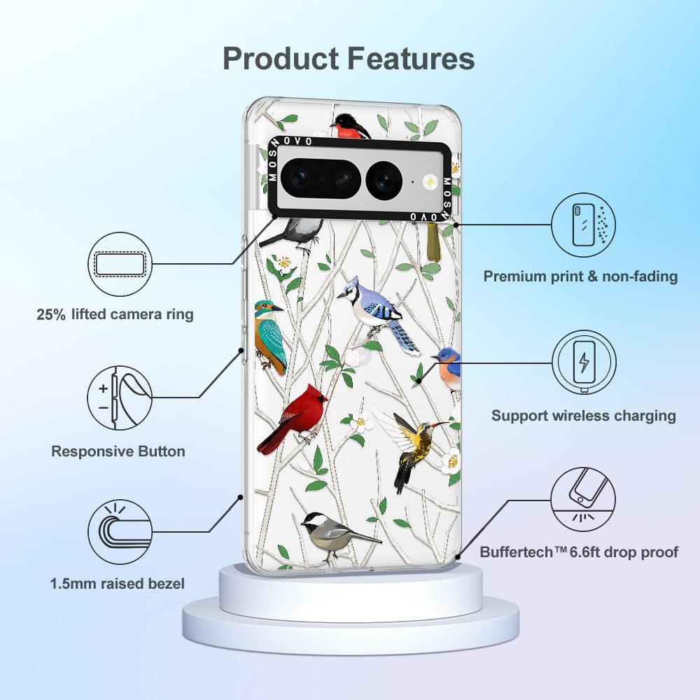 Wild Bird Phone Case - Google Pixel 7 Pro Case - MOSNOVO