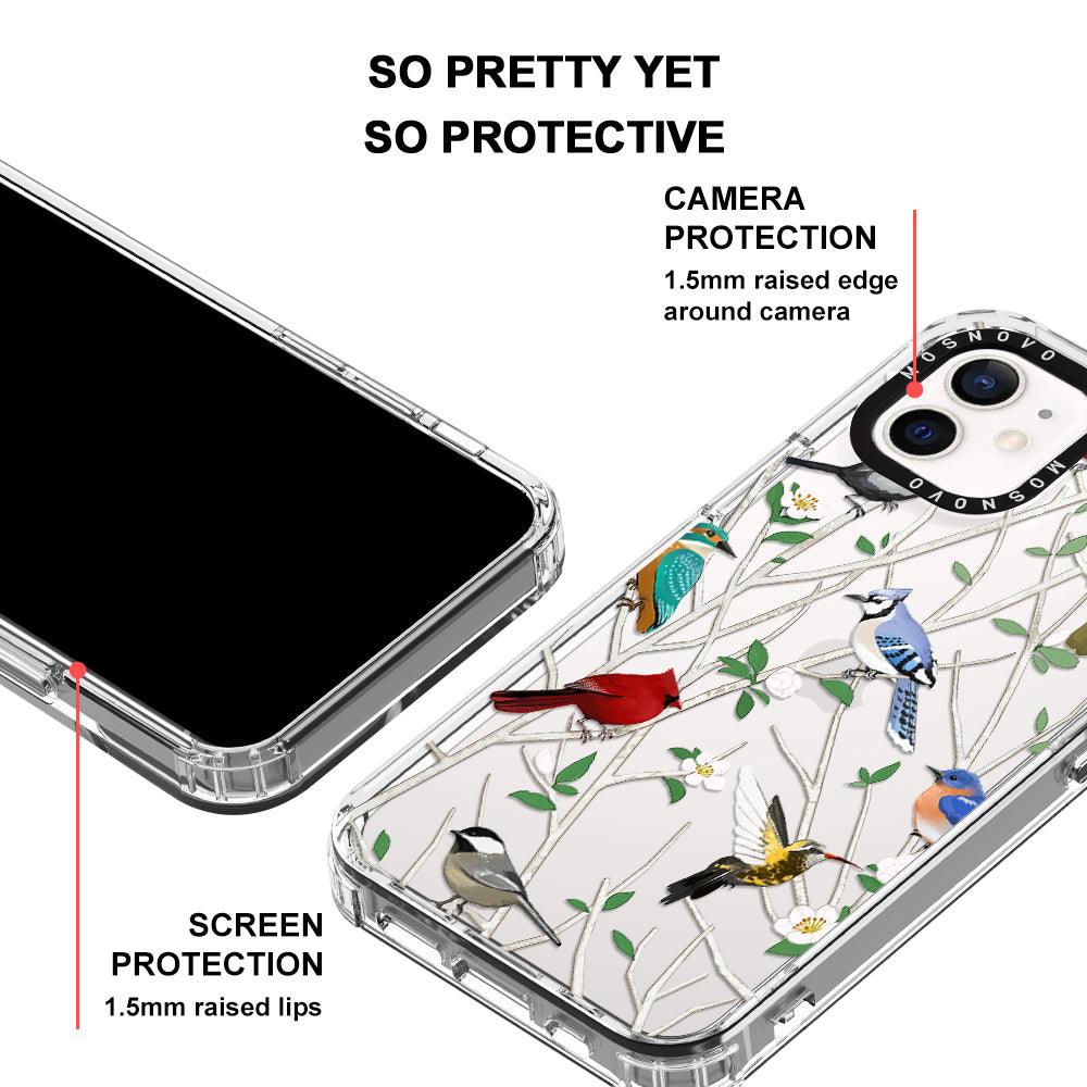 Wild Bird Phone Case - iPhone 12 Mini Case - MOSNOVO