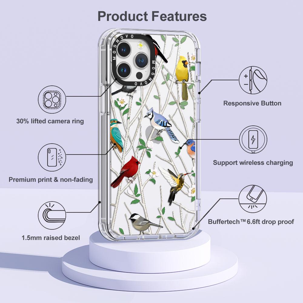 Wild Bird Phone Case - iPhone 12 Pro Max Case - MOSNOVO