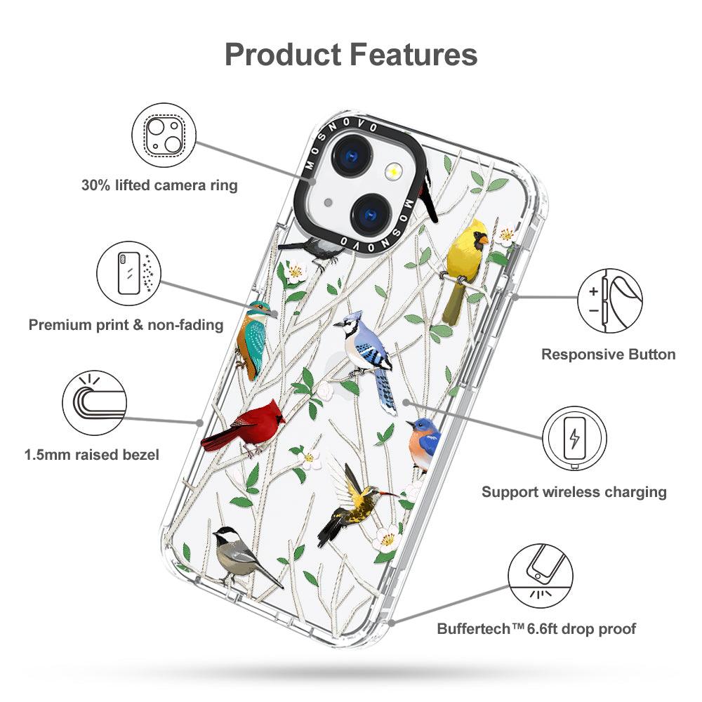 Wild Bird Phone Case - iPhone 13 Mini Case - MOSNOVO
