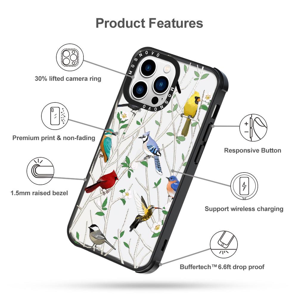 Wild Bird Phone Case - iPhone 13 Pro Case - MOSNOVO