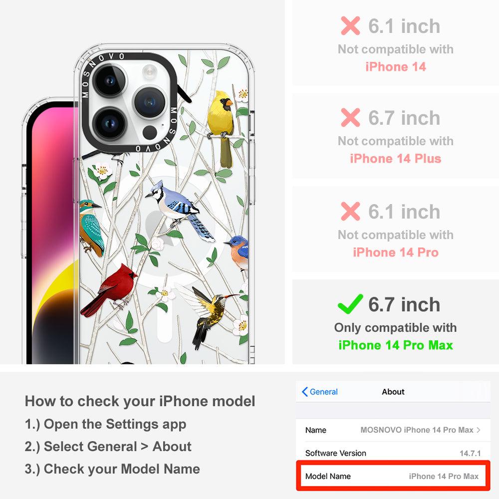 Wild Bird Phone Case - iPhone 14 Pro Max Case - MOSNOVO