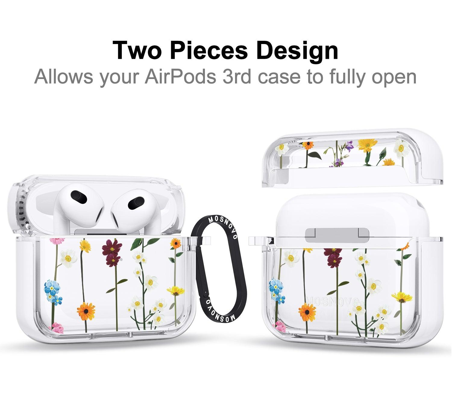Wild Flowers Floral AirPods 3 Case (3rd Generation) - MOSNOVO