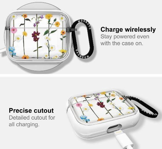 Wild Flowers Floral AirPods Pro Case - MOSNOVO