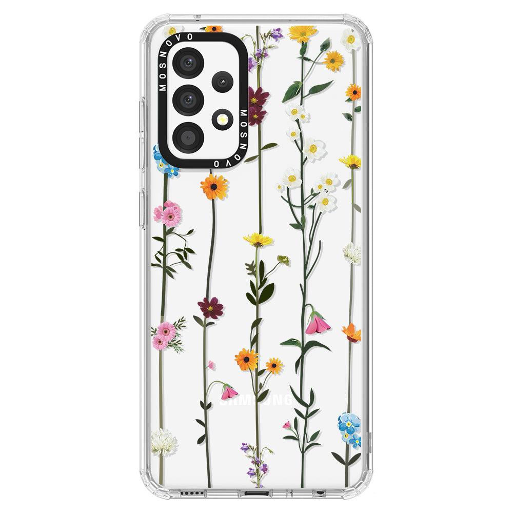 Wild Flowers Floral Phone Case - Samsung Galaxy A52 & A52s Case - MOSNOVO