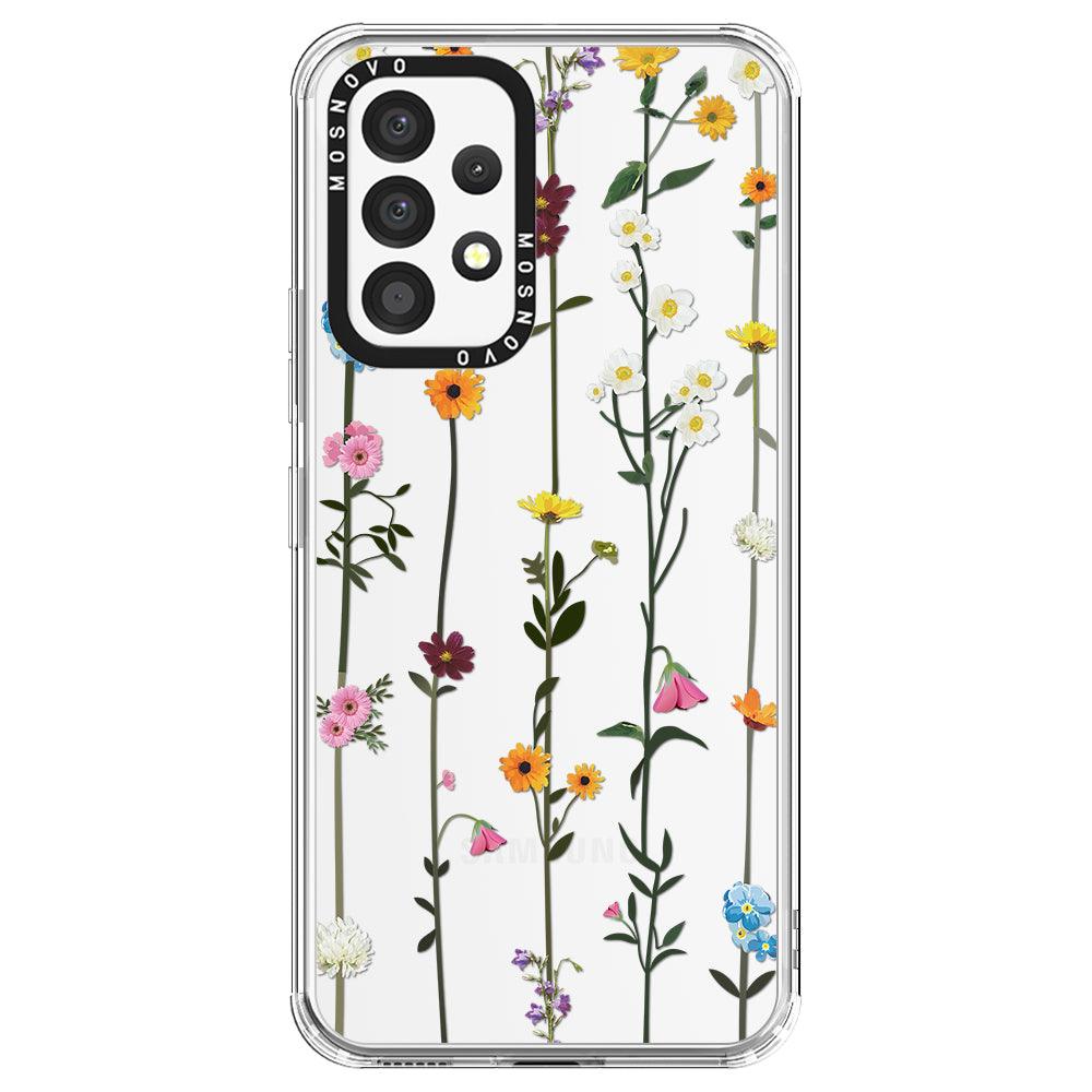 Wild Flowers Floral Phone Case - Samsung Galaxy A53 Case - MOSNOVO