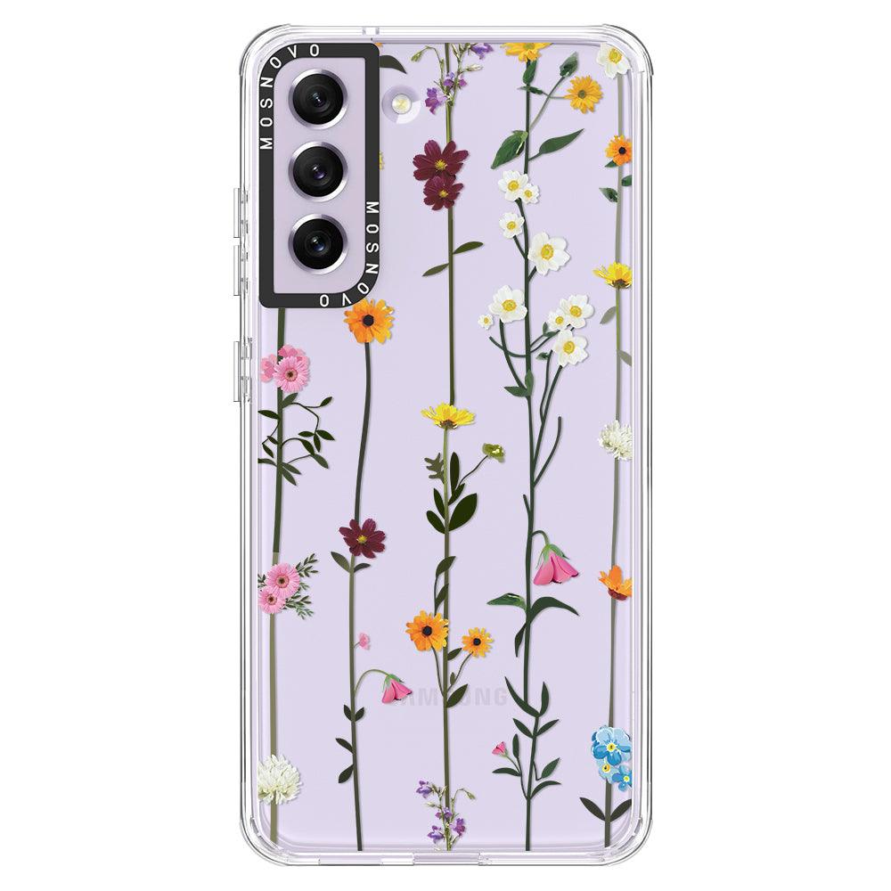 Wild Flowers Floral Phone Case - Samsung Galaxy S21 FE Case - MOSNOVO