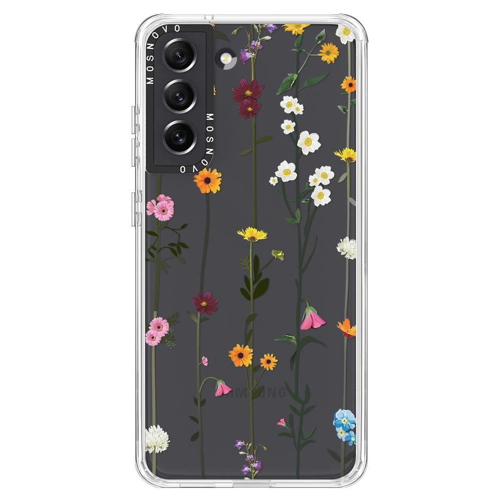 Wild Flowers Floral Phone Case - Samsung Galaxy S21 FE Case - MOSNOVO