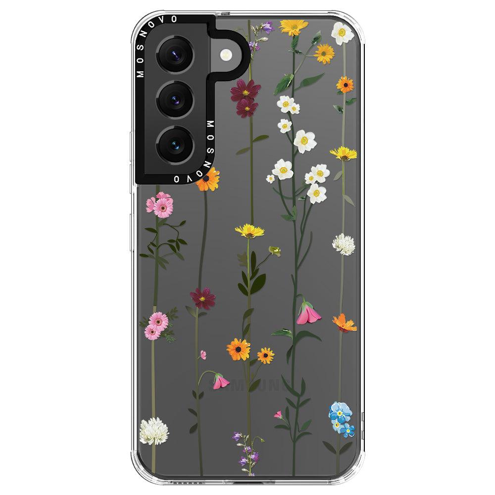 Wild Flowers Floral Phone Case - Samsung Galaxy S22 Plus Case - MOSNOVO