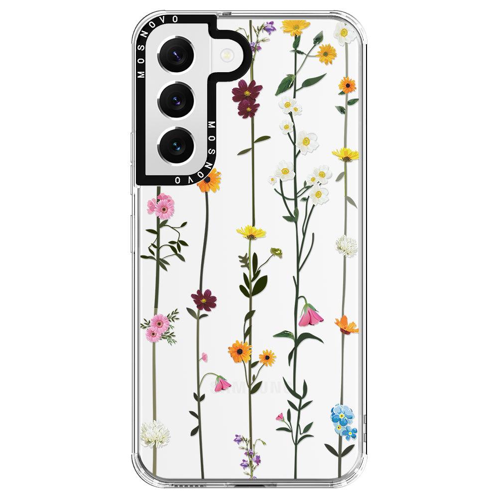 Wild Flowers Floral Phone Case - Samsung Galaxy S22 Plus Case - MOSNOVO