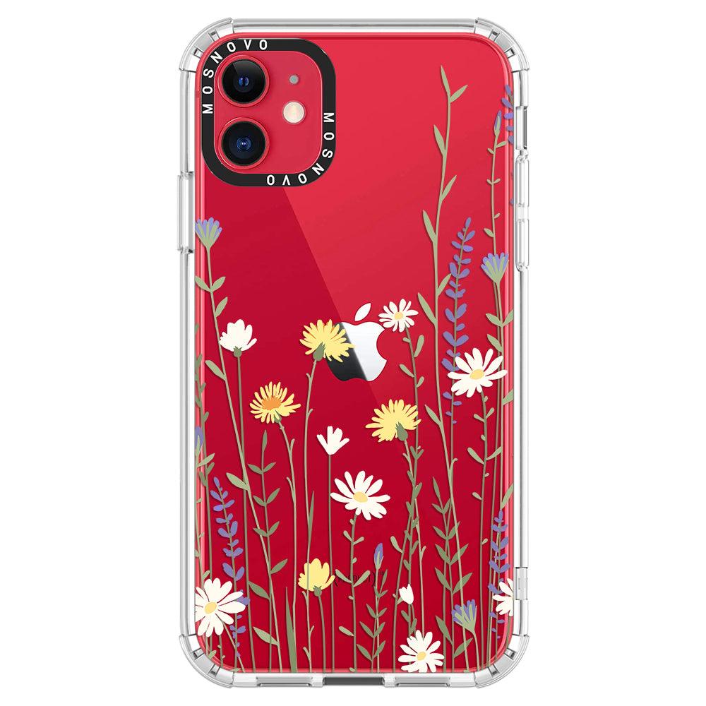 Wild Meadow Floral Phone Case - iPhone 11 Case - MOSNOVO