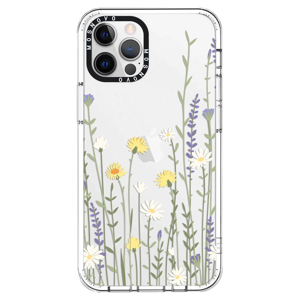 Wild Meadow Floral Phone Case - iPhone 12 Pro Case - MOSNOVO