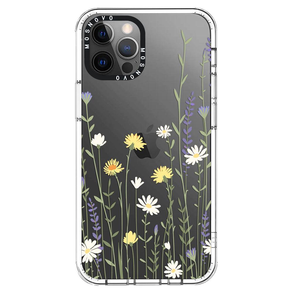 Wild Meadow Floral Phone Case - iPhone 12 Pro Max Case - MOSNOVO