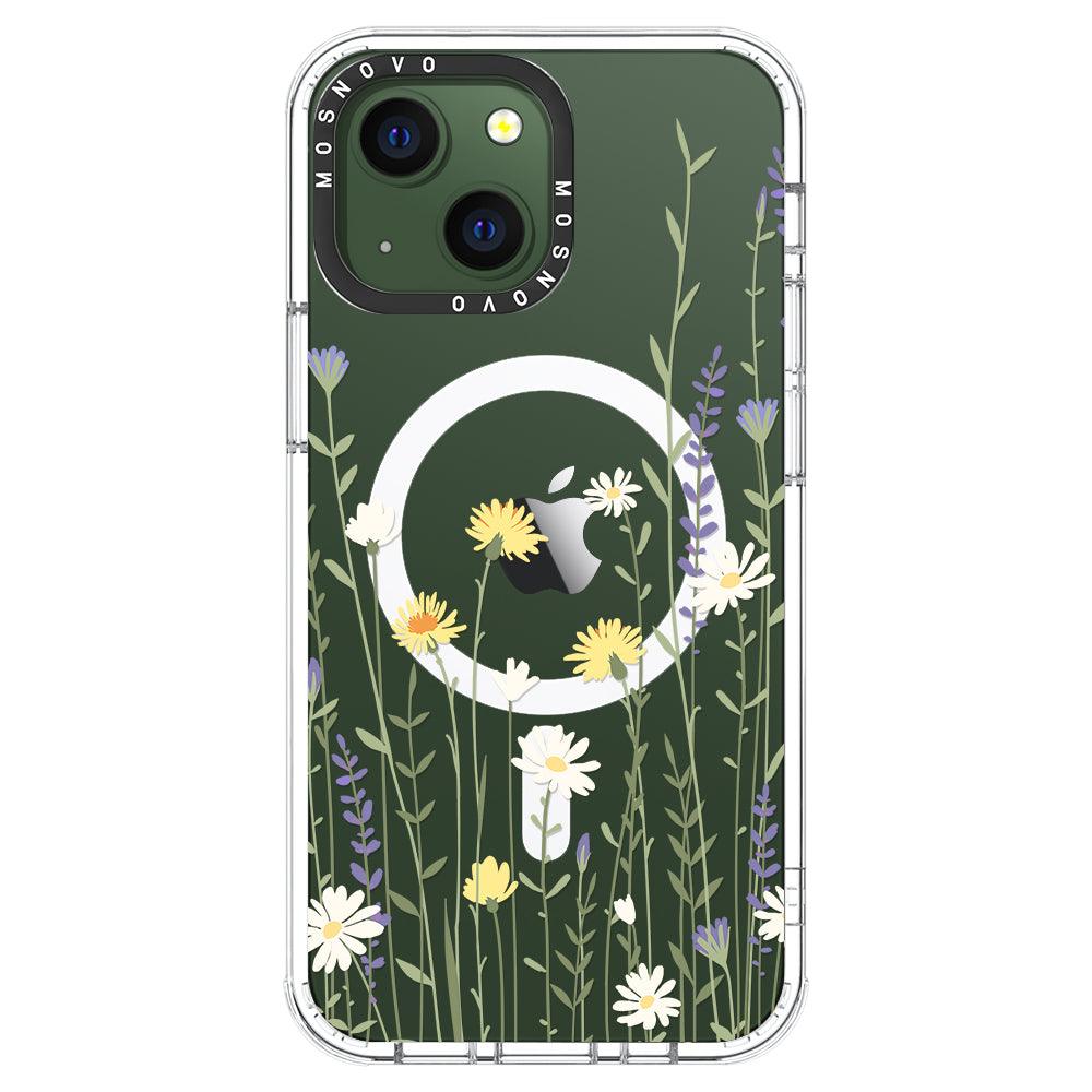 Wild Meadow Floral Phone Case - iPhone 13 Case - MOSNOVO