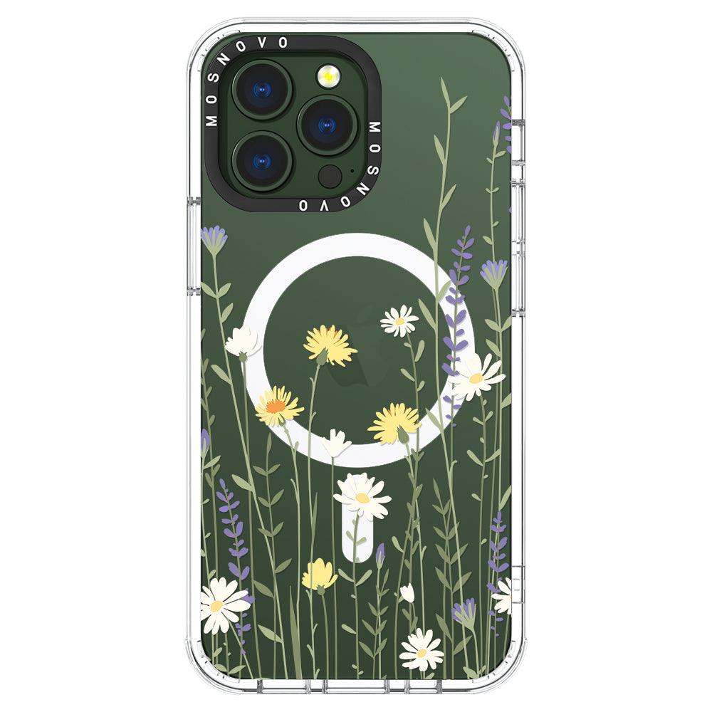Wild Meadow Floral Phone Case - iPhone 13 Pro Case - MOSNOVO