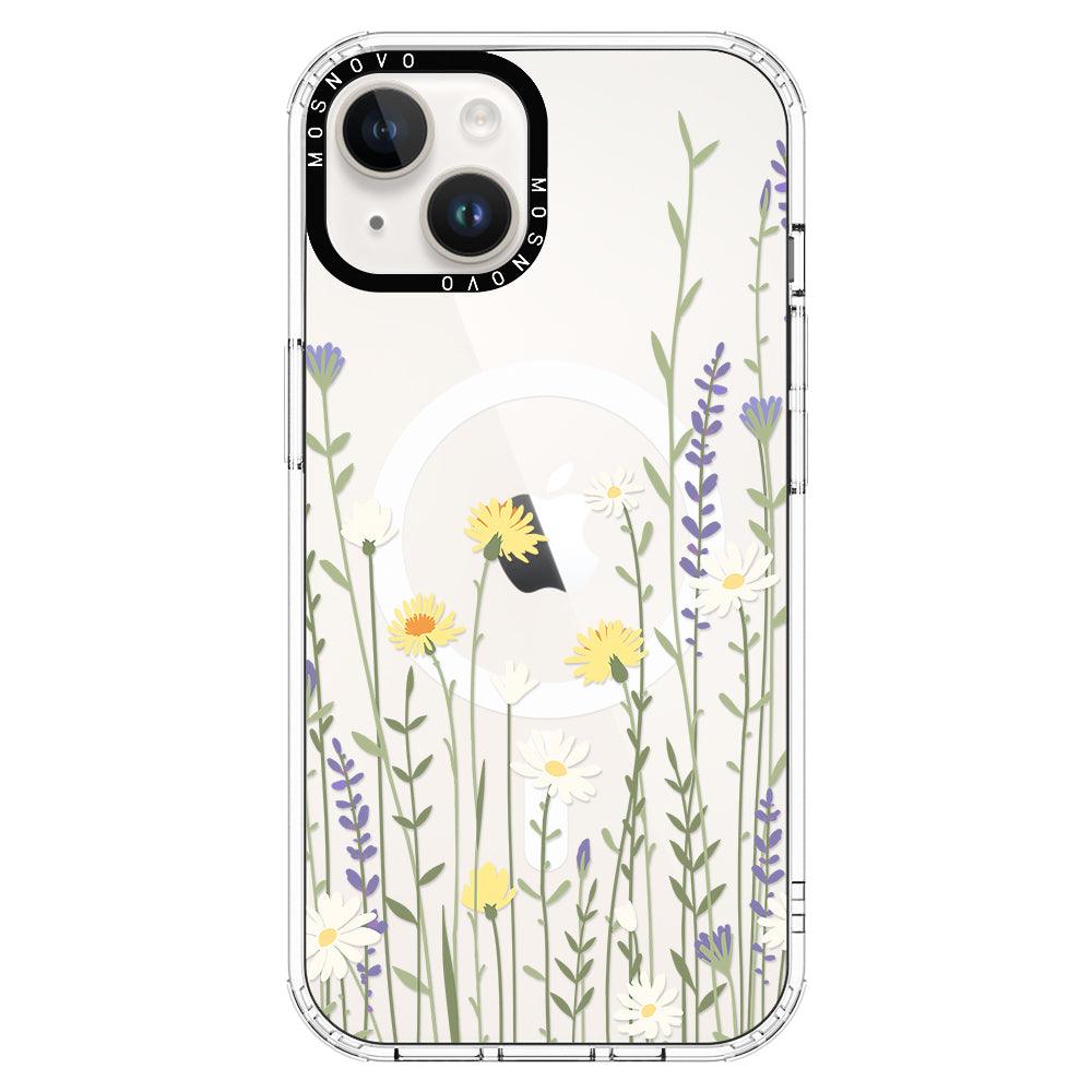 Wild Meadow Floral Phone Case - iPhone 14 Case - MOSNOVO