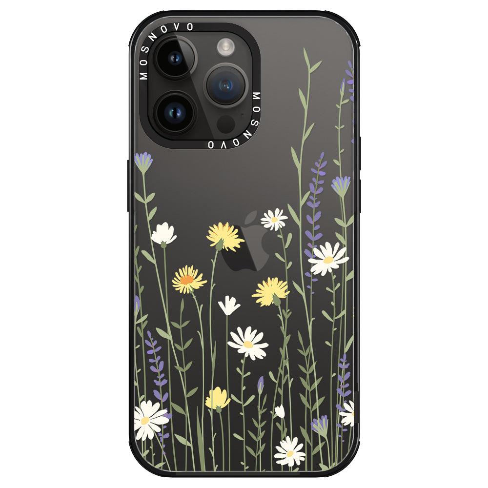 Wild Meadow Floral Phone Case - iPhone 14 Pro Max Case - MOSNOVO