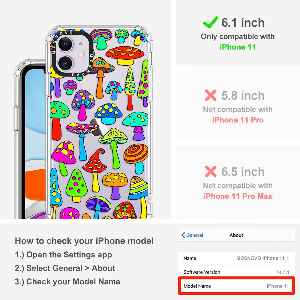 Wild Mushroom Phone Case - iPhone 11 Case - MOSNOVO