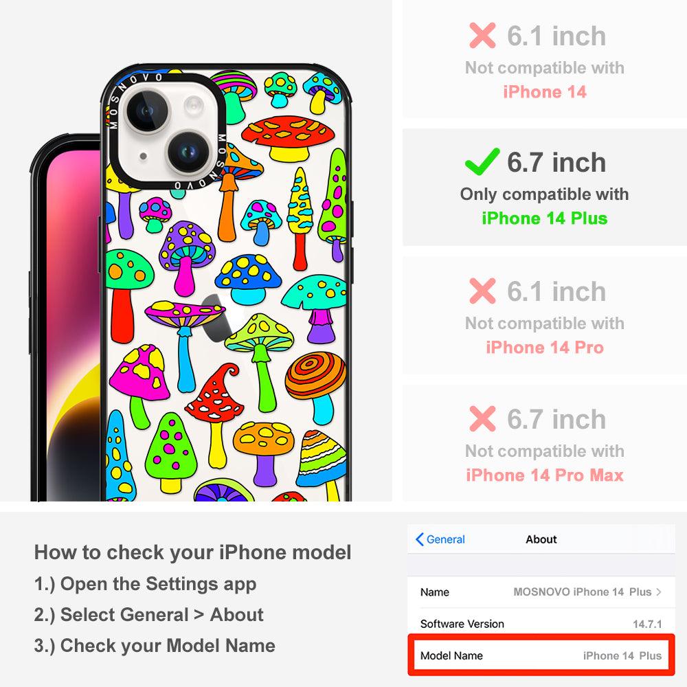 Wild Mushroom Phone Case - iPhone 14 Plus Case - MOSNOVO