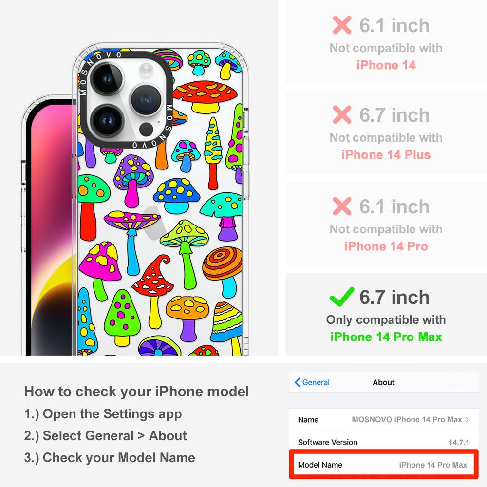 Wild Mushroom Phone Case - iPhone 14 Pro Max Case - MOSNOVO