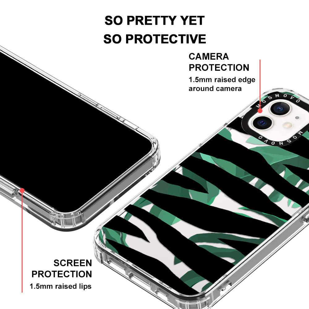 Wild Zebra Phone Case - iPhone 12 Case - MOSNOVO