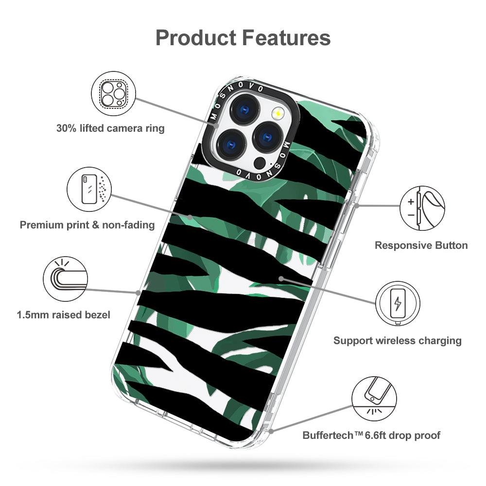 Wild Zebra Phone Case - iPhone 13 Pro Case - MOSNOVO