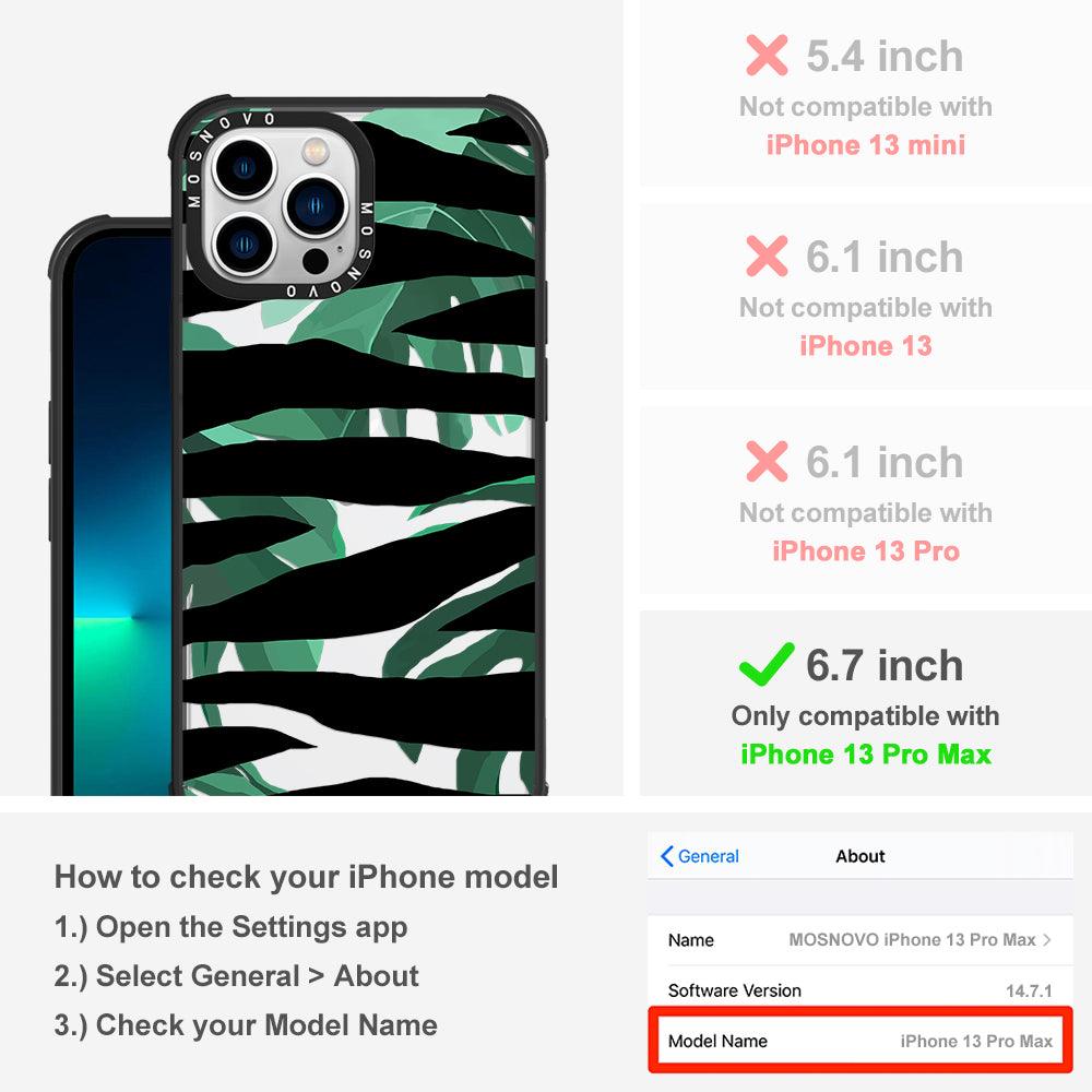 Wild Zebra Phone Case - iPhone 13 Pro Max Case - MOSNOVO