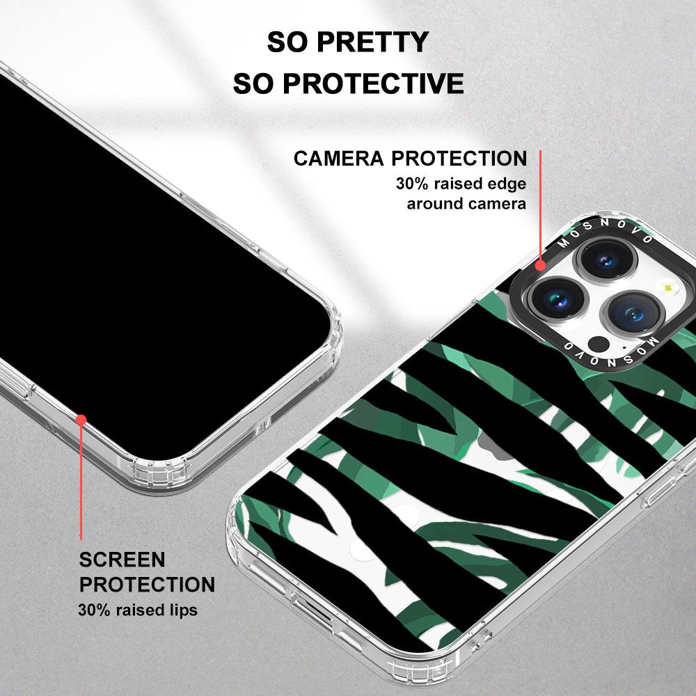 Wild Zebra Phone Case - iPhone 14 Pro Case - MOSNOVO