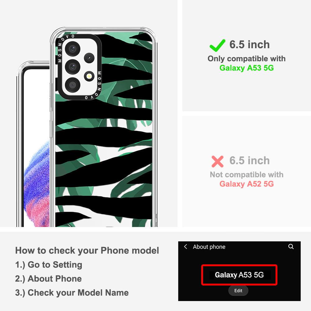 Wild Zebra Phone Case - Samsung Galaxy A53 Case - MOSNOVO