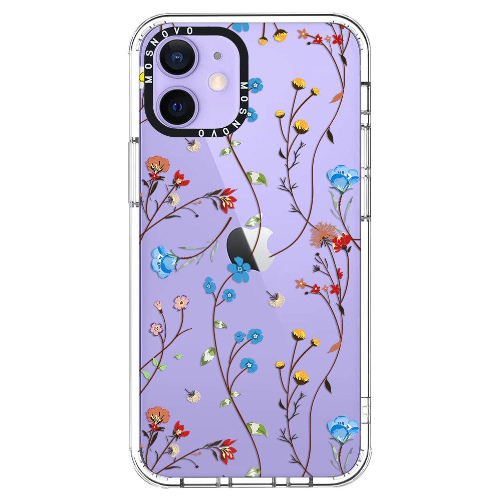 Wildfloral Phone Case - iPhone 12 Mini Case - MOSNOVO