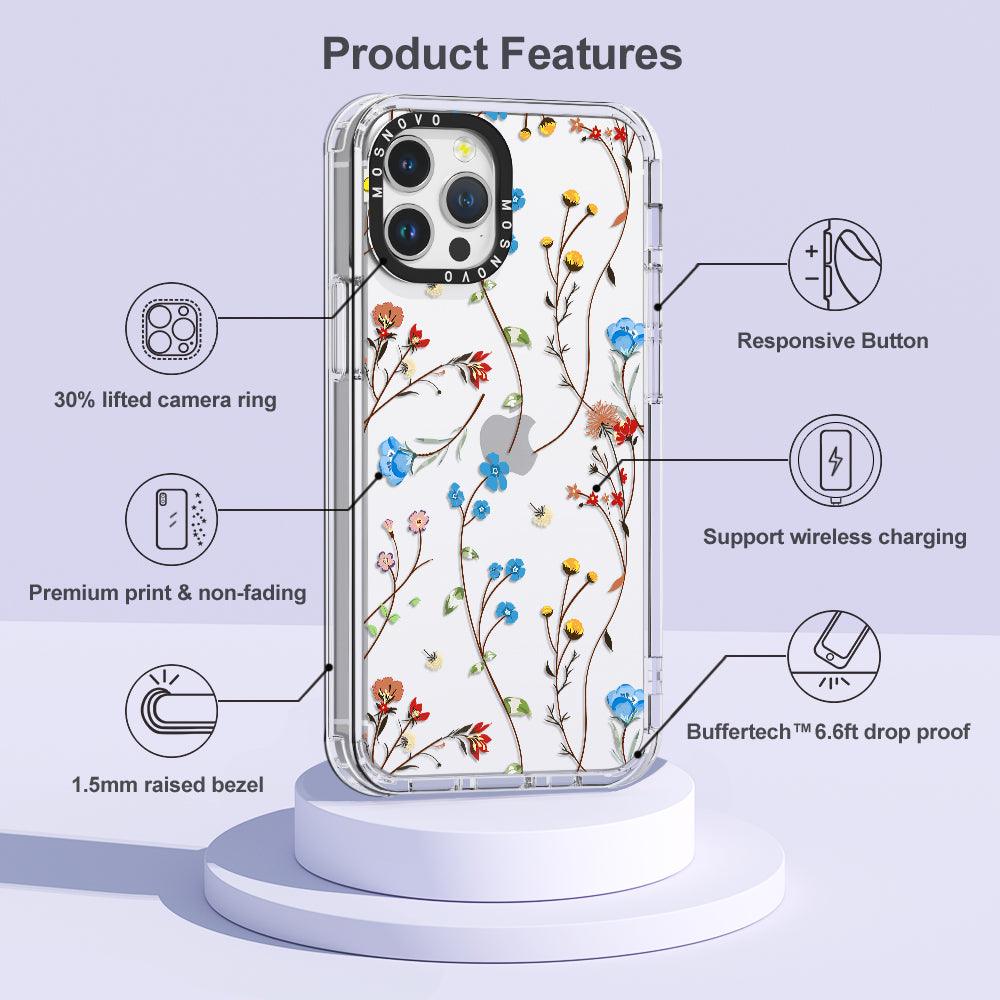 Wildflowers Phone Case - iPhone 12 Pro Case - MOSNOVO